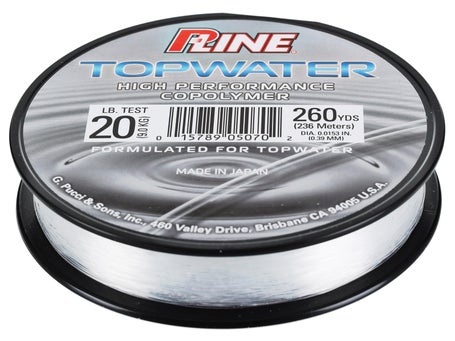  P-Line Topwater High Performance Copolymer buoyant 300 Yard  Spool Line- TWFC-20 : Sports & Outdoors