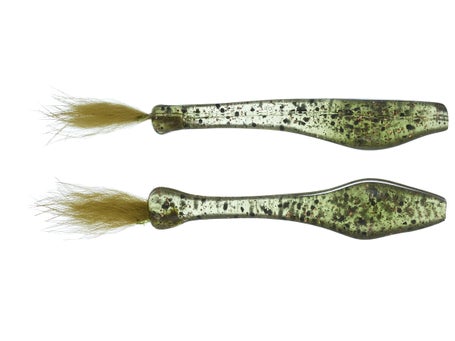 Rabid Baits Ned Fox Tail Green Pumpkin Black / 3