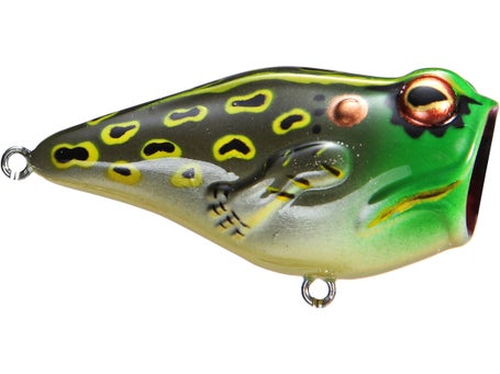 Rebel Lures Pop'N Frog Topwater Popping/Chugging Fishing Lure, 1 7/8 Inch,  3/16 Ounce