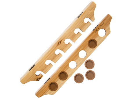 Ultimate Wooden Wall Rod Rack 6 Rods Rod Stand : : Sports