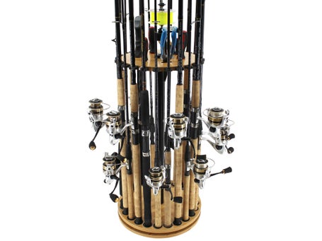 Rush Creek 24 Rod Round Rack w/High Tension Spooler