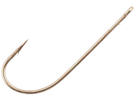 Offset Worm Hook Bronze Sz 5/0