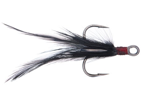 Dixie Jet Feather Treble Hooks 2pk