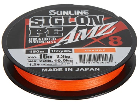 Cheap Sunline P.E Line X8 Siglon AMZ 300m P.E 3 35LB Orange (0688)