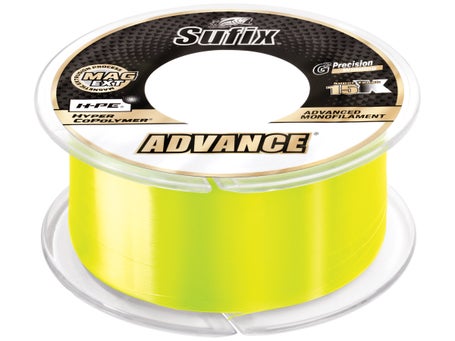 Sufix 100 Yard Advance Ice Monofilament Fishing Line - 8 Lb. Test - Neon  Lime : Target