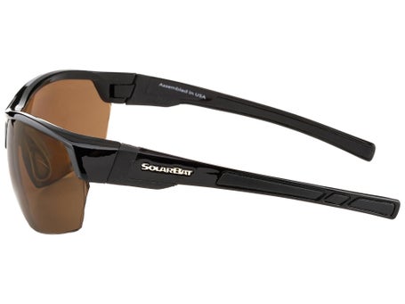 Solar Bat, Bat Eye Wrap Sunglasses Black Unisex Japan Medium Regular Frame Solar Bat SB2249 Sunglasses Matte Black Frame - Tackle Warehouse main image 2