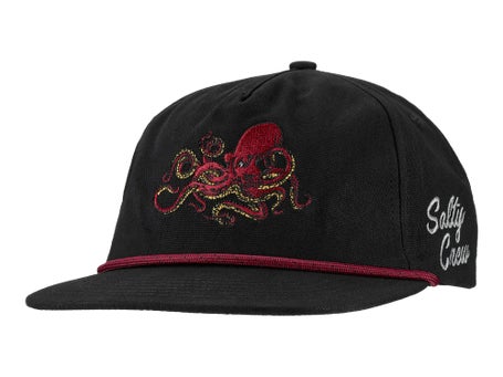 Salty Crew Coastal Snapback Hat Black