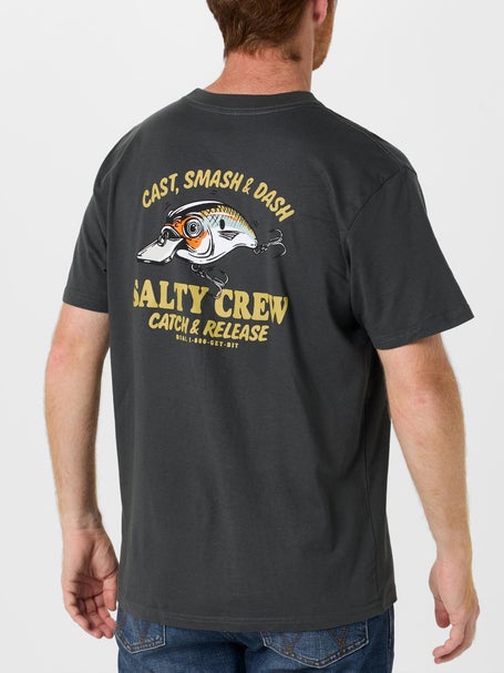 Salty Crew Cast Life Short Sleeve Shirt Charcoal