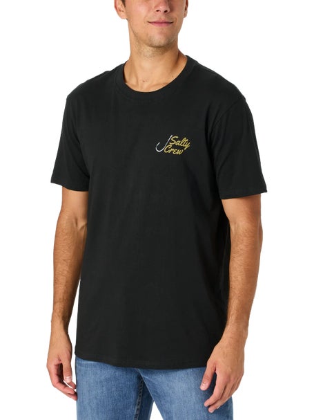 Salty Crew Hooked Up Short Sleeve Shirt Black 