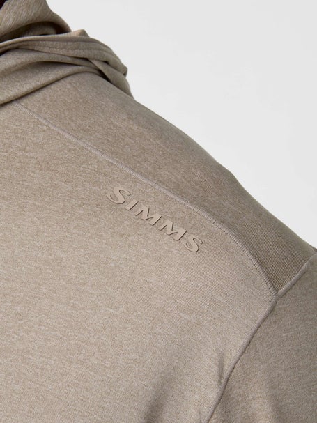 Sweat à Capuche Simms Solarflex Gris Homme - Taille L, Neuf Avec étiquettes, Pour La Pêche Ou Loisirs