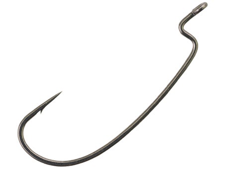 Fusion19 Offset Worm Hooks Smoke Satin 4/0, Hooks -  Canada