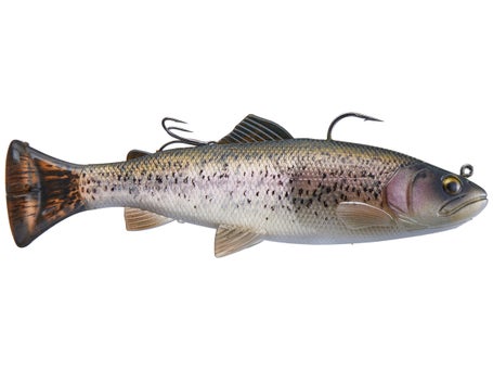 Pulse Tail Trout Line Thru - Freshwater Soft Lure, Swimbaits