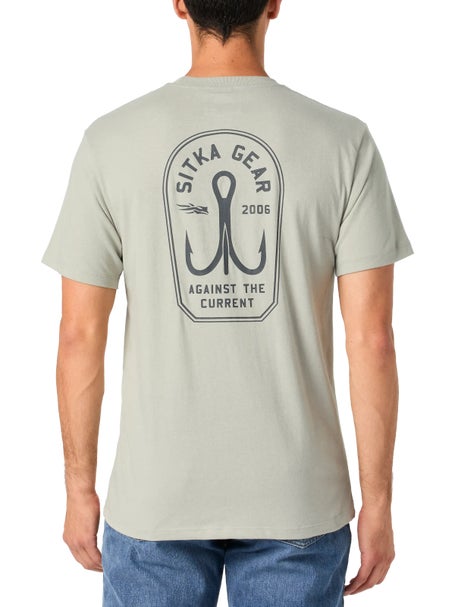 Sitka Treble Crest Short Sleeve Shirt Pebble Grey