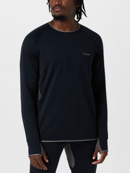 Simms Strata 200 Long Sleeve Crew Black