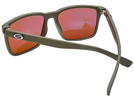 Strike King S11 Optics Okeechobee Black Frame Mirror Lens Fishing  Sunglasses