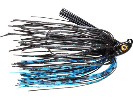 Secret Lures MVP Football Jig 5/8 oz. Black Neon & Chartreuse