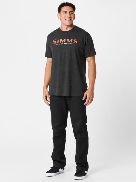 T-shirt Américain Simms Drôle – Pêche & Logo, Taille S à 5XL