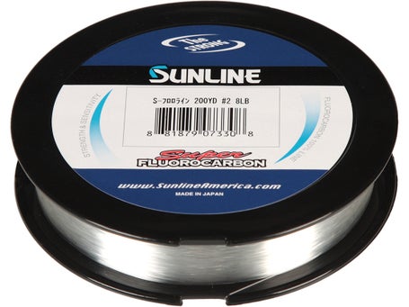 Sunline FC Leader Fluorocarbon Fishing Line 8 lb - Clear - 50 yd