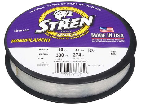Stren Original Clear Blue Fluorescent Mono Fishing Line 2400YD CHOOSE A  WEIGHT! – Contino