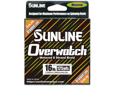 Sunline Overwatch Chartreuse Metered Braid