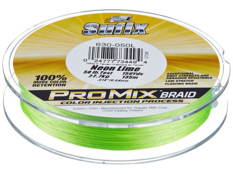 Sufix 832 Braid 10 LB Neon Lime 150 Yards for sale online