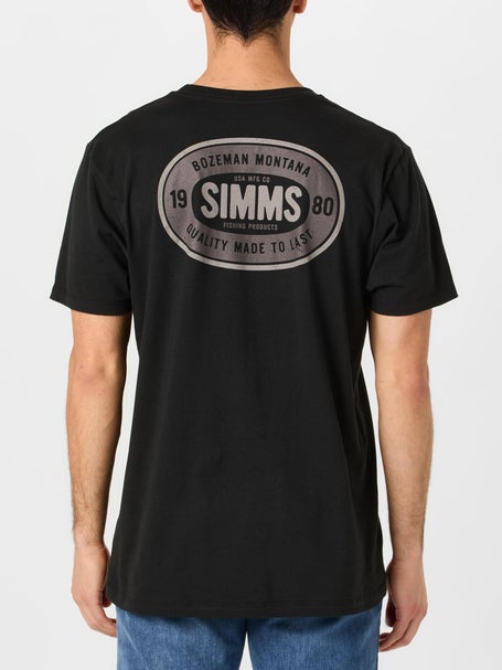 Simms Quality Seal Short Sleeve Shirt Black 