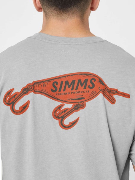 Simms Men's Square Bill T-Shirt, Black / L