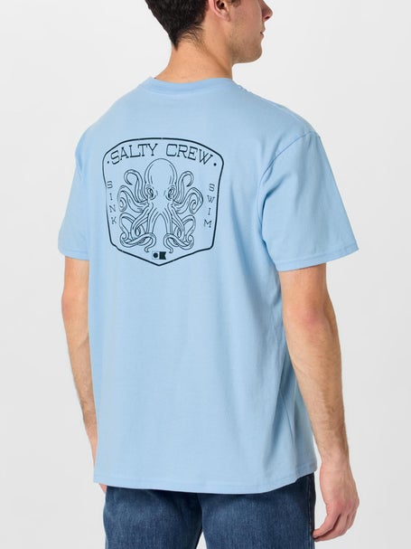 Salty Crew Tako Club Short Sleeve Shirt Clear Sky