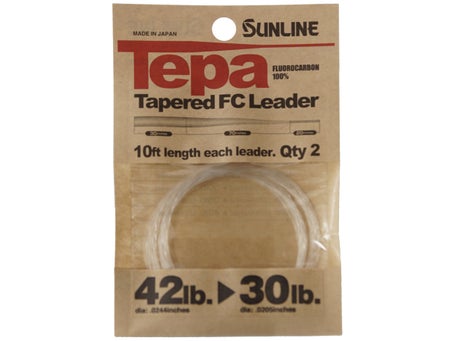 Sunline Tepa Tapered FC Leader 10ft 2pk 16lb to 10lb