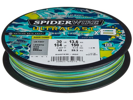 SpiderWire Ultracast Braid Invisibraid-Translucent 0.007in, 0.19mm