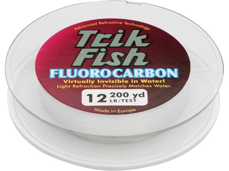  Trik Fish Spool Test Fishing Line, Clear/Camouflage