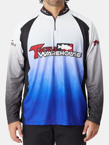 Tackle Warehouse Fade Long Sleeve Zippered Jersey