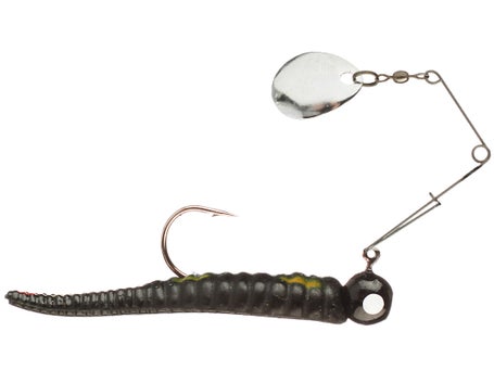 Johnson Beetle Spin Jig 1/32 Oz - Black/yellow - Bass, Crappie, Bluegill,  Trout