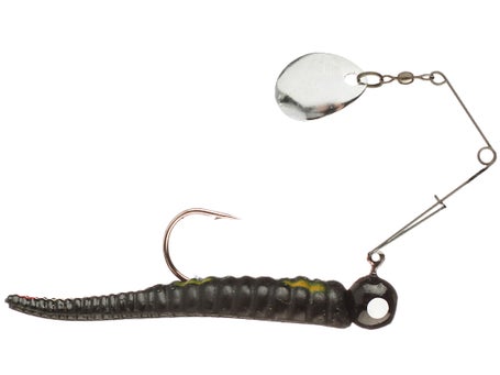 Johnson Original Beetle Spin Fishing Lure, Cat/Black Stripes - PFBSVP18CBS