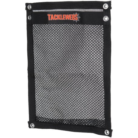 TackleWebs 16W x 12H Black Bungee Pocket