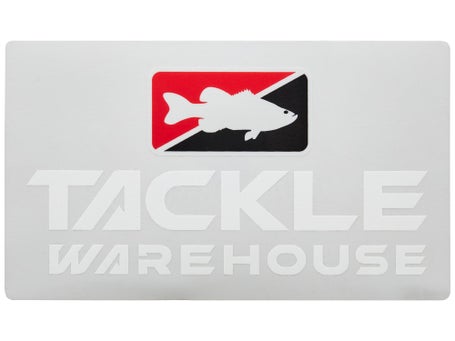 Tackle Warehouse Vert Sticker 6 x 3.5