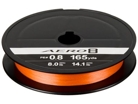 Shimano Aero 8 PE Orange Braided Line\