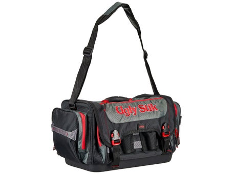 Ugly Stick Fishing Tackle Soft Bag Tote Box Black Red Shakespeare