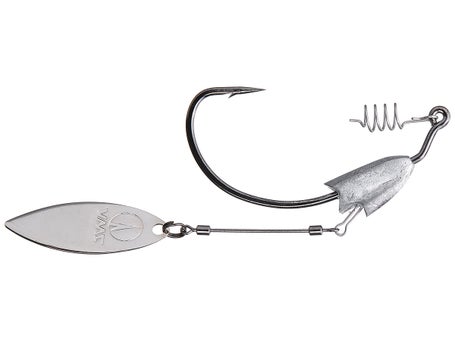 VMC Bladed Round Treble 1X Strong Willow Blade Hooks - LOTWSHQ