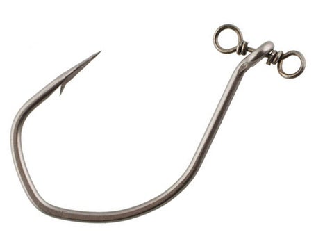 100 pcs] Premium Worm Jig Hook Soft Plastic Fishing Hooks Size #1