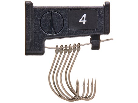 100 Hameçons Dropshot VMC 7356BN Noirs - Taille 1 - Pour Pêche En Eau Douce