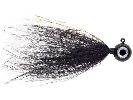 Purple Hair Jig 1/8oz - Bass Fishing Hair jig for smallmouth bass, walleye,  and many other game fish