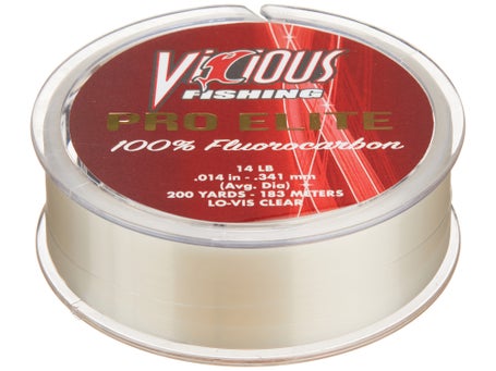 Vicious Fishing Pro Elite Fluorocarbon Fishing Line Clear – BMT