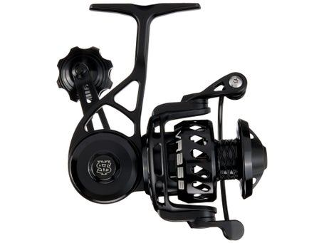 black fishing reels M1 Spinning Reel | 9+1 Bearings | 26.5lb Drag Power It boasts a 6+1 stainless steel bearing system and Rocket Line Management for smooth operation and superior line management Fishdrops Spinning Fishing Reels 12+1BB