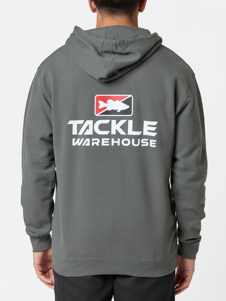 Tackle Warehouse Vertical Hoodie Charcoal