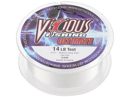 Vicious Fishing Ultimate Clear / 8 lb / 330 Yards