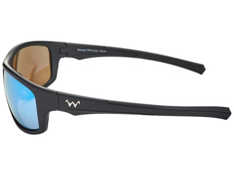 Waterland Hasket Sunglasses Black/Blue Mirror