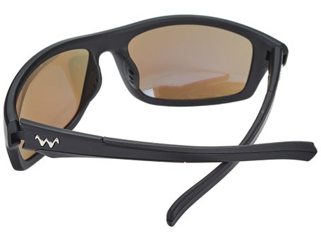 Waterland Hasket Sunglasses Black/Green Mirror