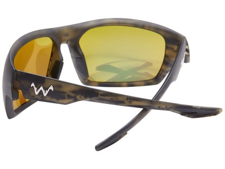 Waterland Fishing Sunglasses Milliken / Black / Blue Mirror Poly