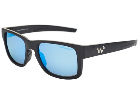 Waterland Hybro Sunglasses Black/Blue Mirror